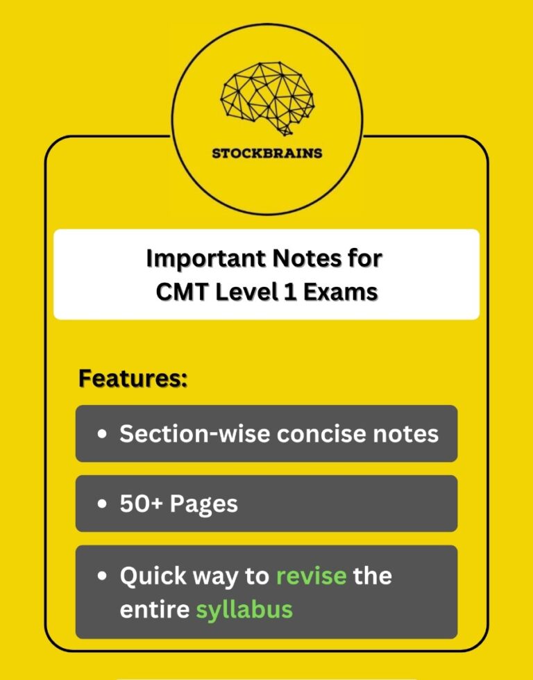 Important Notes: CMT Level 1 (2025 edition)